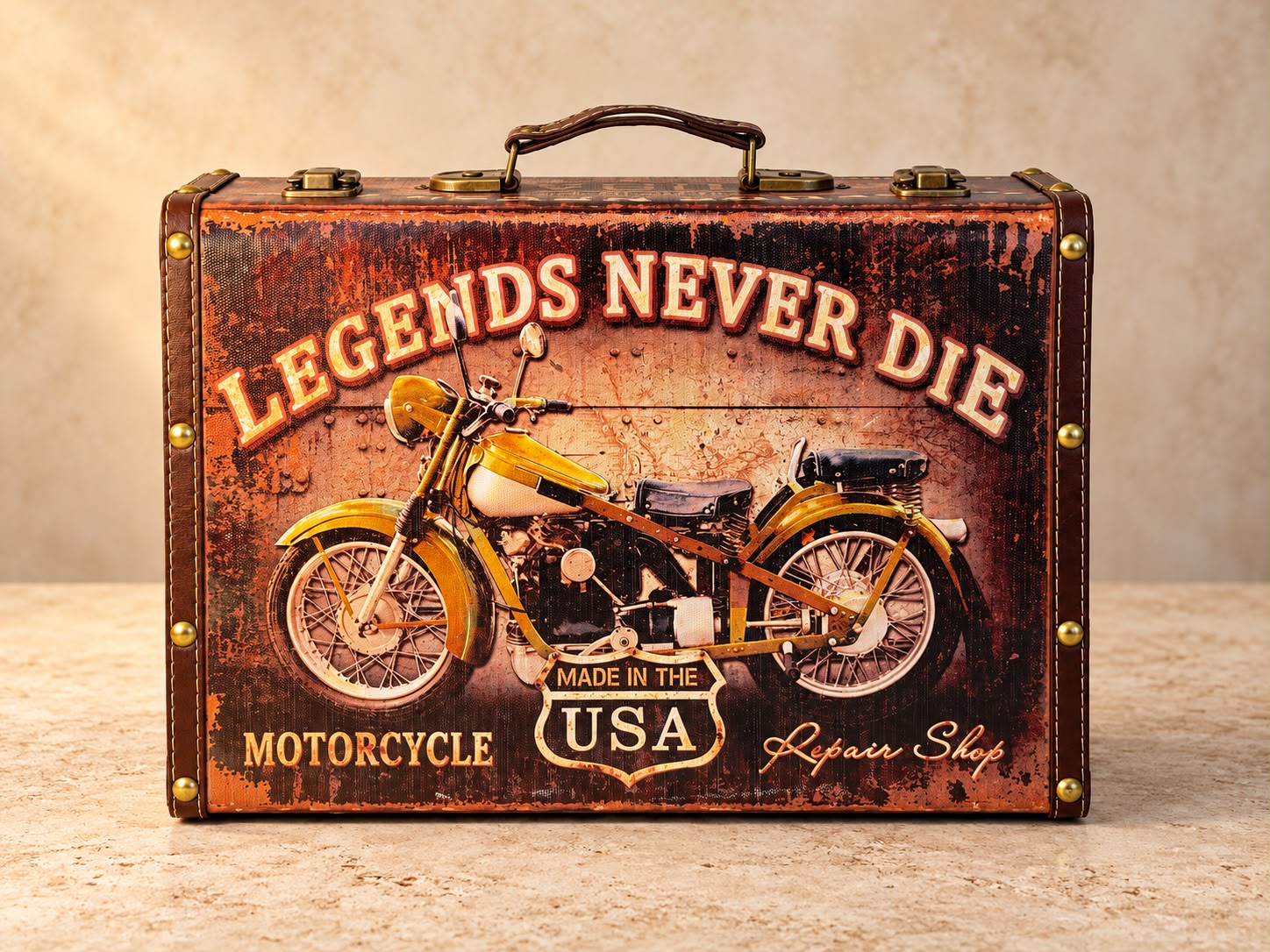 Փայտե նվեր-տուփ «Legends Never Die»